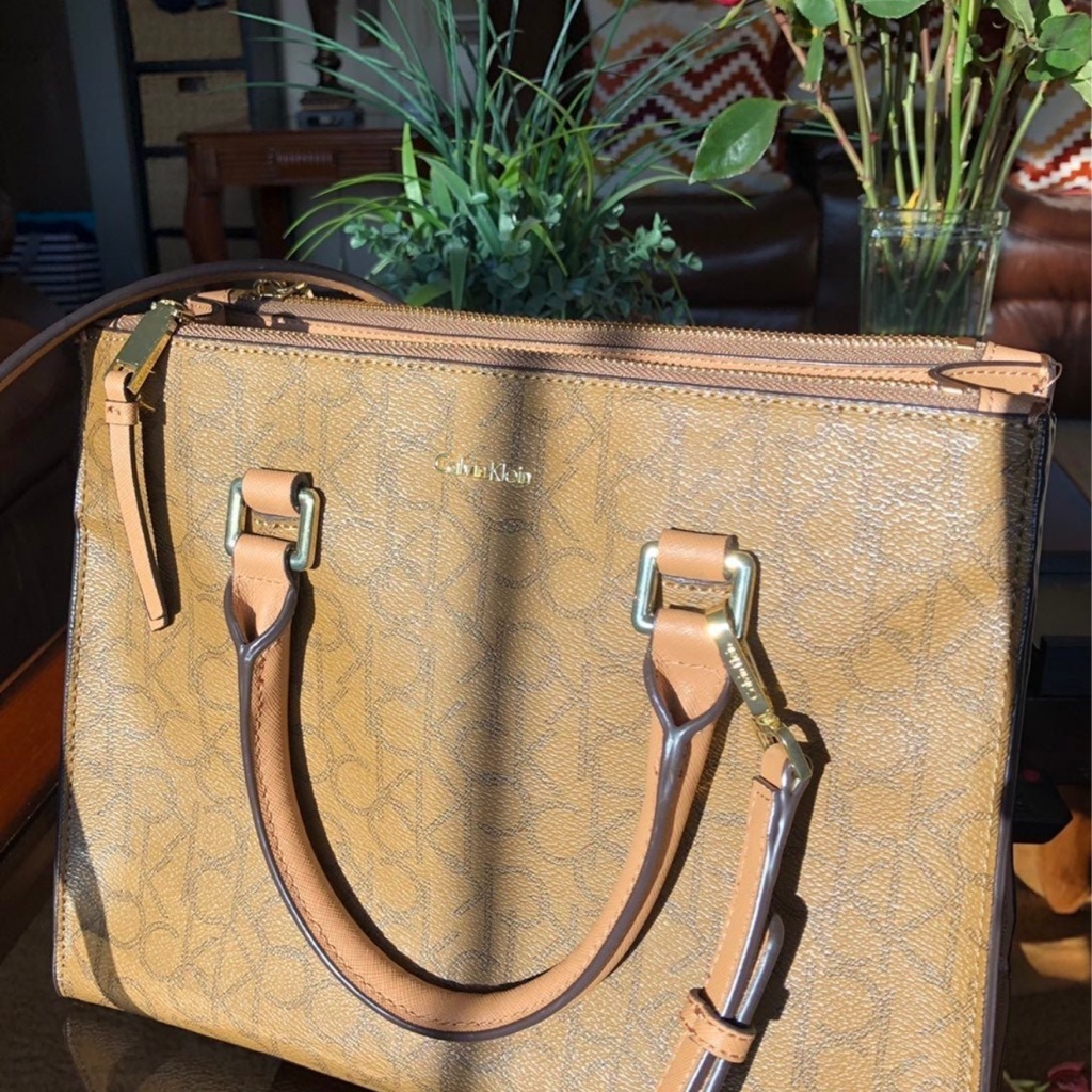 Calvin Klein Monogram Signature Satchel